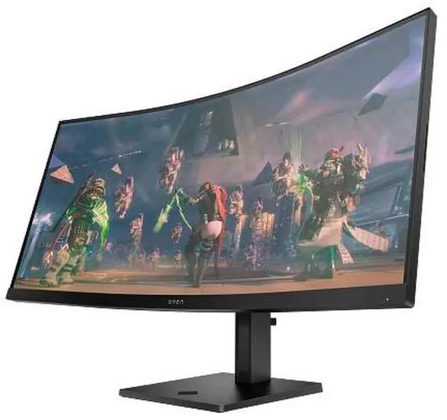 Alt view image 2 of 20 - OMEN by HP 34 inch WQHD 165Hz Curved Gaming Monitor - OMEN 34c 34" WQHD (3440 x