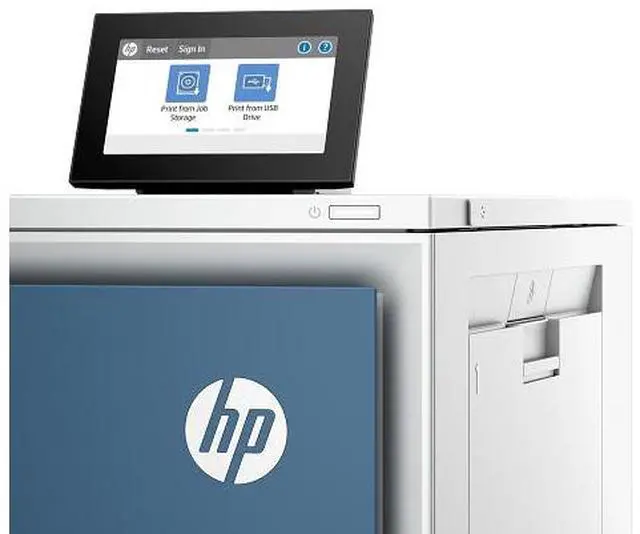 Alt view image 5 of 9 - HP LaserJet Enterprise 6701dn Desktop Wireless Color Laser Printer 58M42A