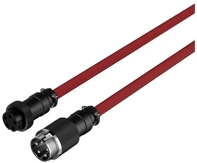 Alt view image 2 of 7 - HyperX USB-C Coiled Cable Red-Black