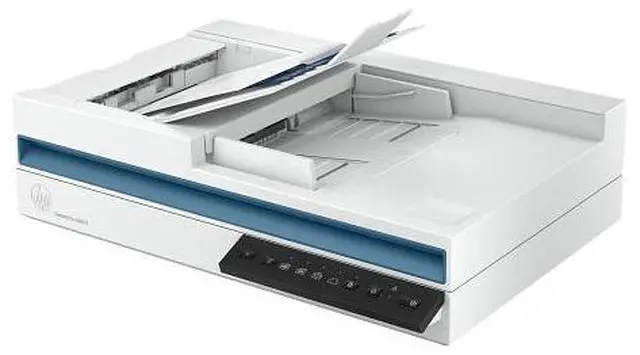 Alt view image 4 of 7 - HP 20G05A#BGJ 24-bit (external), 48-bit (internal) CIS Up to 600 x 600 dpi (color and mono, ADF); Up to 1200 x 1200 dpi (color and mono, flatbed) ScanJet Pro 2600 f1 Scanner