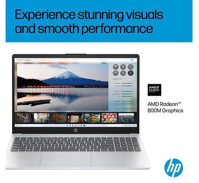 Alt view image 4 of 5 - HP OmniBook 3 Laptop Computer 15.6" FHD Touch Screen AMD Ryzen AI 7 16 GB