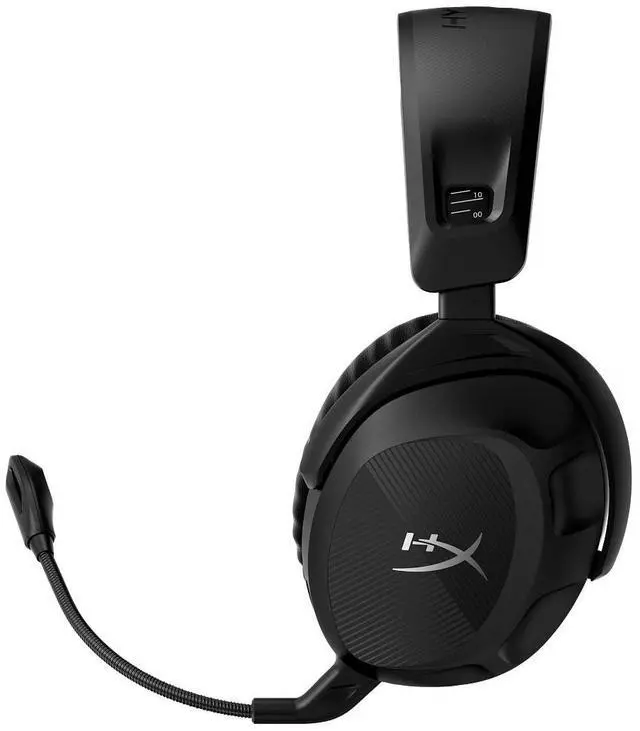 Alt view image 12 of 15 - HyperX Cloud Stinger 2 - Wireless Gaming Headset – Compatible with PC. Noise-cancelling Swivel-to-mute Microphone, Comfortable Memory Foam, UP to 20 hours of battery life, Black