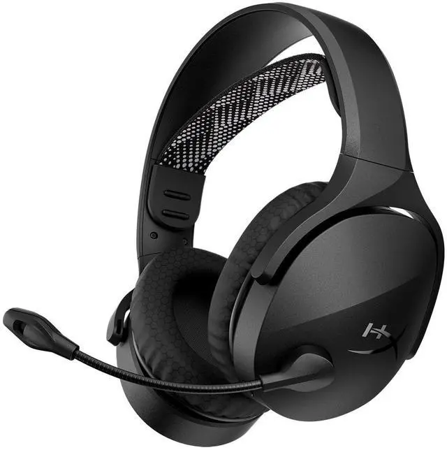 Alt view image 5 of 5 - HyperX Cloud Jet Wireless Black Gaming Headset (AJ0T1AA) - Stereo - Wireless - Bluetooth/RF - 49.2 ft - 32 Ohm - 20 Hz to 20 kHz - Over-the-head - Binaural - Circumaural - Electret Condenser, Uni-dire