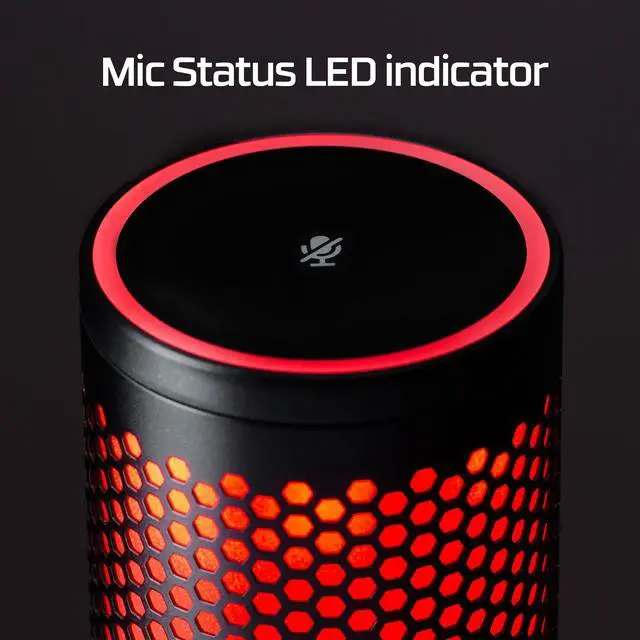 Alt view image 13 of 15 - HyperX QuadCast 2 872V1AA Black Professional Microphone for Musical Instruments - High-Quality Sound Capture