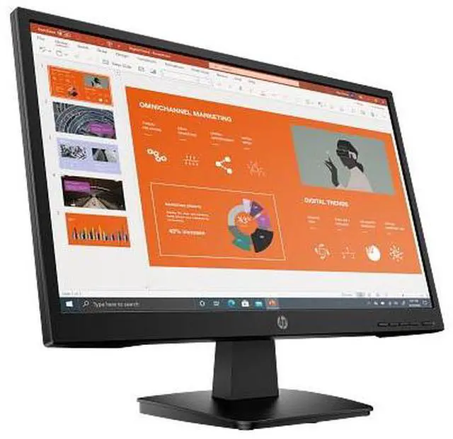 Alt view image 4 of 8 - HP P22VA G4 22" FHD 1920x1080 60Hz 7ms LCD VA Monitor 453D2AA