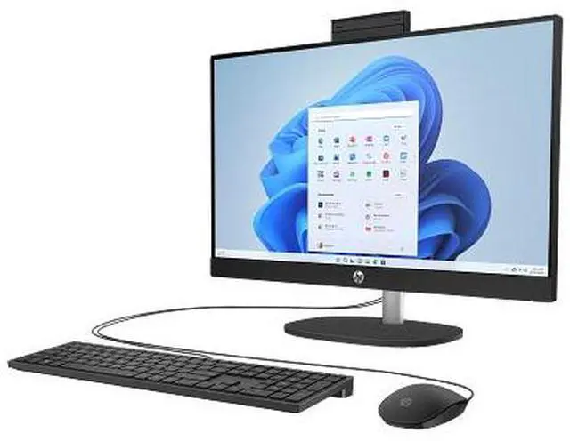 Alt view image 2 of 4 - HP Essential All-in-One Computer 23.8" FHD AMD Ryzen 5, 16 GB; 1 TB SSD  Windows