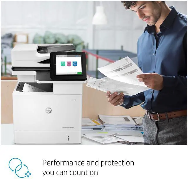 Alt view image 5 of 7 - HP LaserJet Enterprise MFP M636fh Certified Refurbished Printer