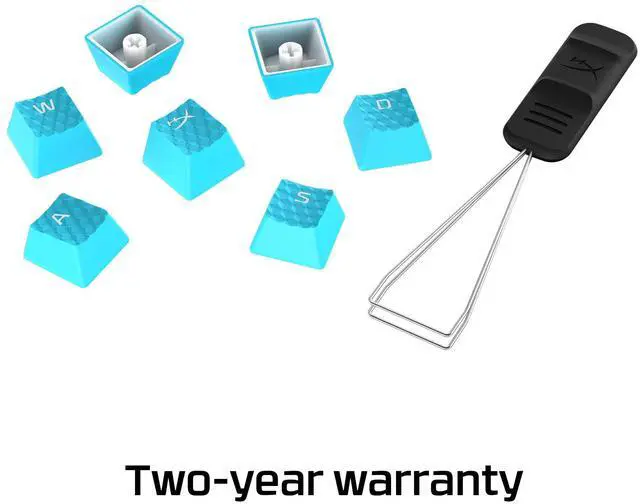 Alt view image 6 of 7 - HyperX Rubber Keycaps - Gaming Accessory Kit - Blue (US Layout)