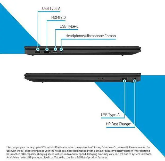 Alt view image 7 of 7 - HP Essential Laptop Computer 17.3" HD+ Intel Core i5 8 GB memory; 256 GB SSD