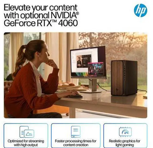 Alt view image 4 of 4 - HP OmniDesk Desktop Intel Core Ultra 7, 16 GB;2 TB SSD  Windows 11 Home