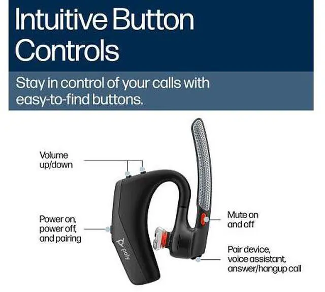 Alt view image 6 of 6 - Poly Voyager Legend 30 Headset