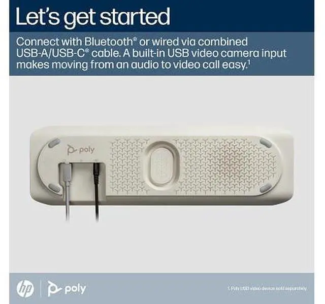 Alt view image 18 of 19 - Poly Sync 60 Smart Speakerphone for Conference Rooms 216873-01