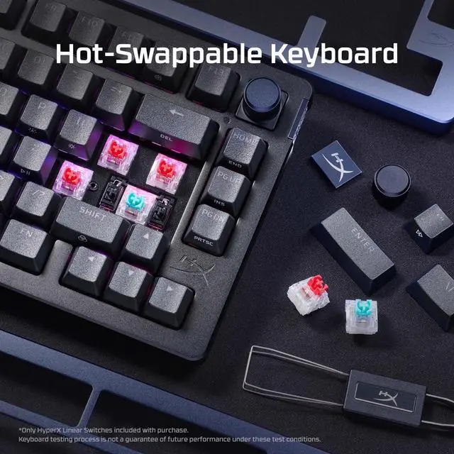 Alt view image 7 of 8 - HyperX Alloy Rise 75 - Gaming Keyboards