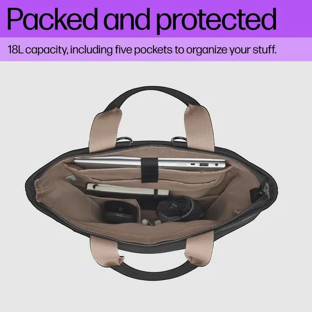 Alt view image 6 of 14 - HP 14-inch Convertible Laptop Backpack Tote