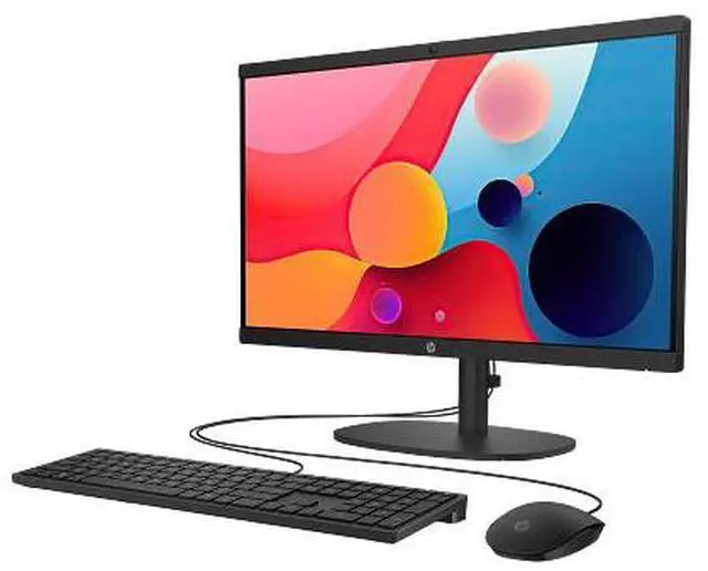Alt view image 11 of 20 - HP 22-dg0000i 22-dg0040 All-in-One Computer - Intel Pentium N200 Quad-core (4 Core) - 21.5" Full HD 1920 x 1080 - Jet Black - Intel Chip - Windows 11 Home - Intel UHD Graphics DDR5 SDRAM - IEEE 8