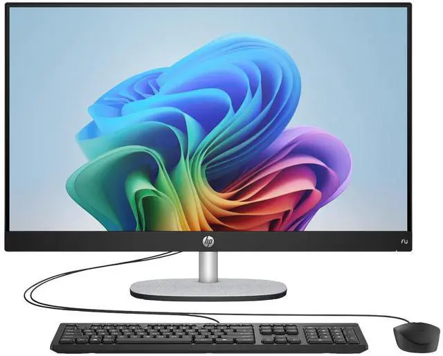 Main image of HP Essential All-in-One Computer 27" FHD AMD Ryzen AI 7, 16 GB;512 GB SSD