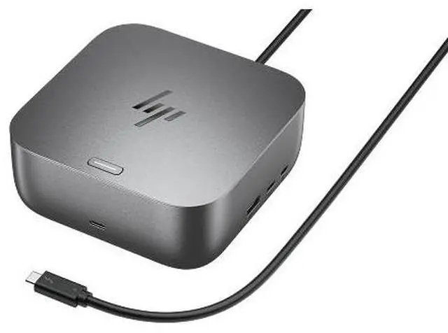 Alt view image 14 of 18 - HP Thunderbolt 4 100W G6 Dock - for Desktop PC, Notebook - Charging Capability - 120 W - Thunderbolt 4 - 4 Displays Supported - 5 x USB Ports - 3 x USB Type-A Ports - USB Type-A - 2 x USB Type-C Ports