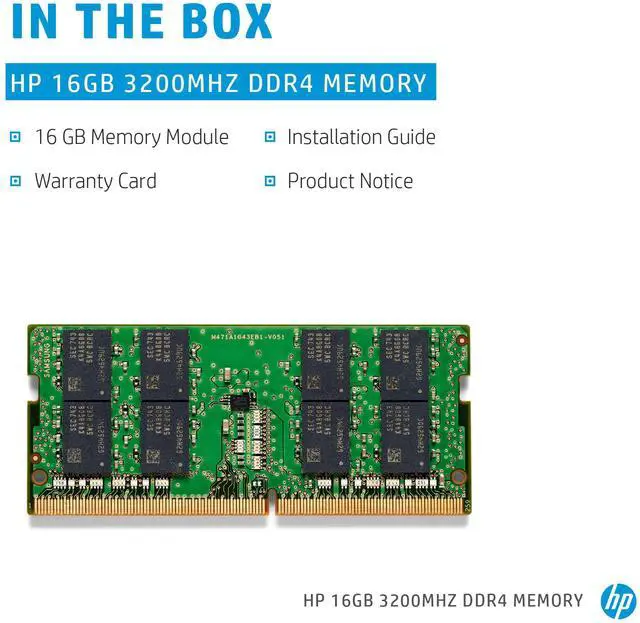 Alt view image 13 of 14 - HP 16GB DDR4 SDRAM Memory Module 286J1AAABA