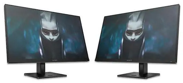 Main image of Dual HP OMEN 23.8 inch FHD 165Hz Gaming Monitor Bundle 23.8" FHD (1920 x 1080)