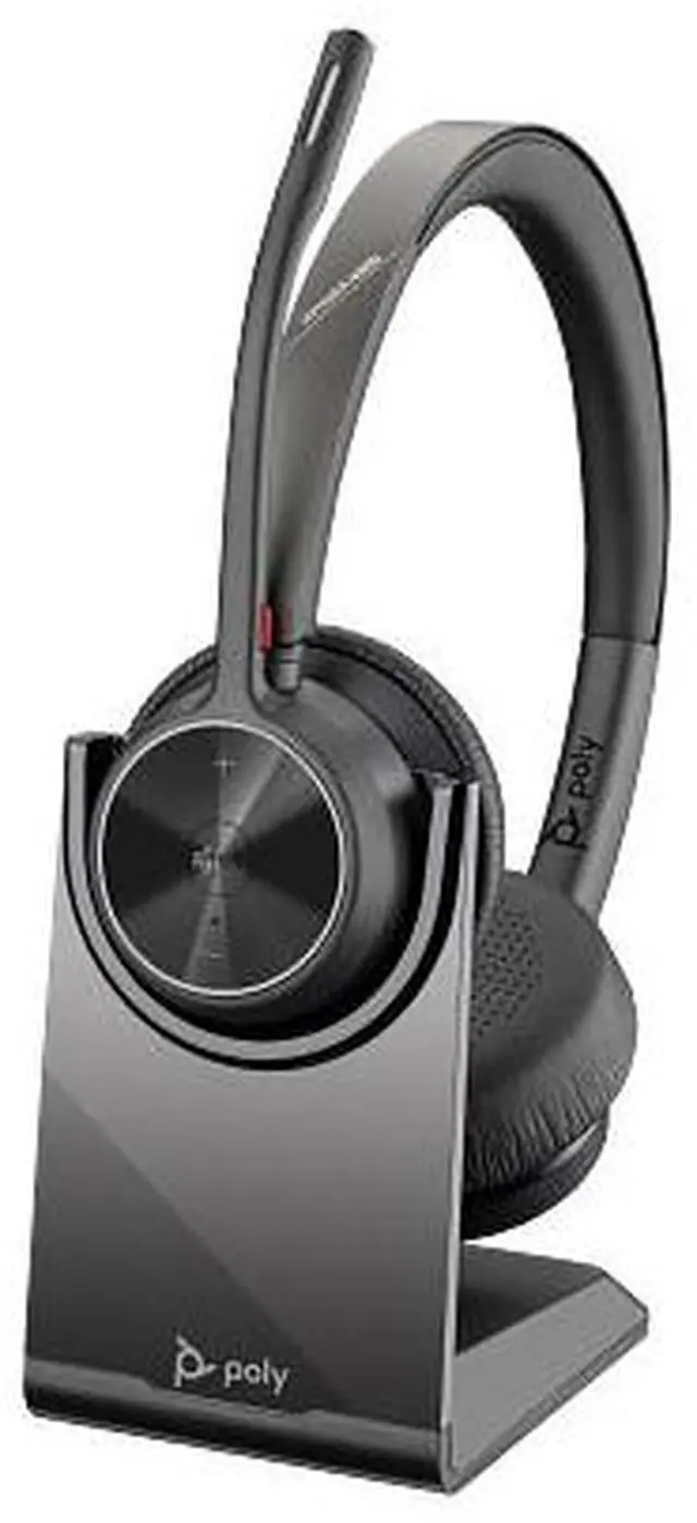Alt view image 8 of 19 - Poly Voyager 4320-M Microsoft Teams Certified Headset with charge stand
