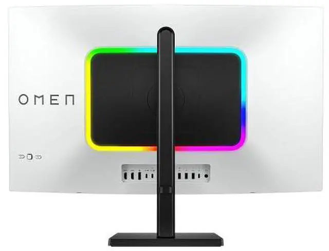 Alt view image 10 of 11 - HP OMEN - Transcend 31.5" QD-OLED 4K UHD 240Hz G-SYNC Compatible Gaming Monitor with Adjustable Height - Black/White