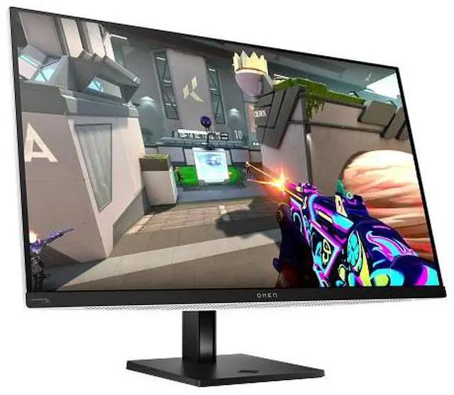 Alt view image 11 of 11 - HP OMEN - Transcend 31.5" QD-OLED 4K UHD 240Hz G-SYNC Compatible Gaming Monitor with Adjustable Height - Black/White