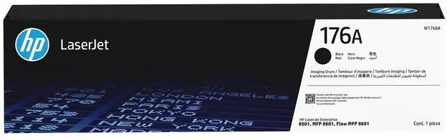Alt view image 2 of 2 - HP 176A LaserJet Black Original Imaging Drum W1766A