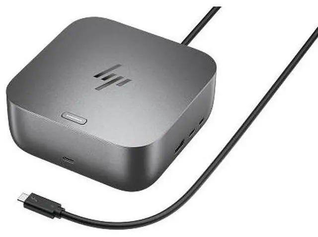 Alt view image 14 of 20 - HP Thunderbolt 4 100W G6 Dock - for Desktop PC, Notebook - Charging Capability - 120 W - Thunderbolt 4 - 4 Displays Supported - 5 x USB Ports - 3 x USB Type-A Ports - USB Type-A - 2 x USB Type-C Ports