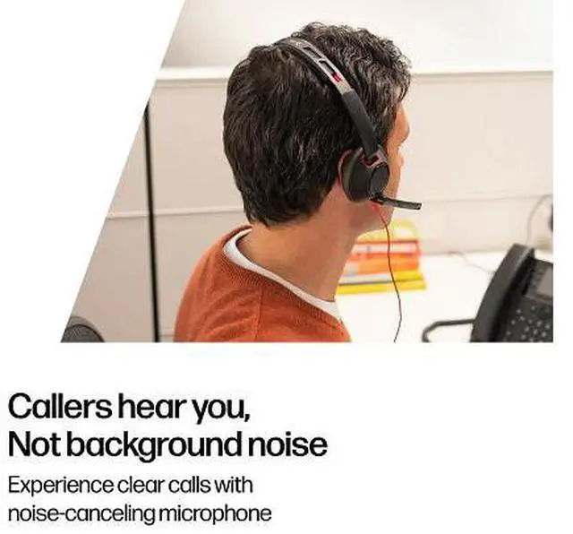 Alt view image 9 of 15 - Plantronics Poly Blackwire 5220 Stereo USB-C Headset +3.5mm Plug +USB-C/A Adapter