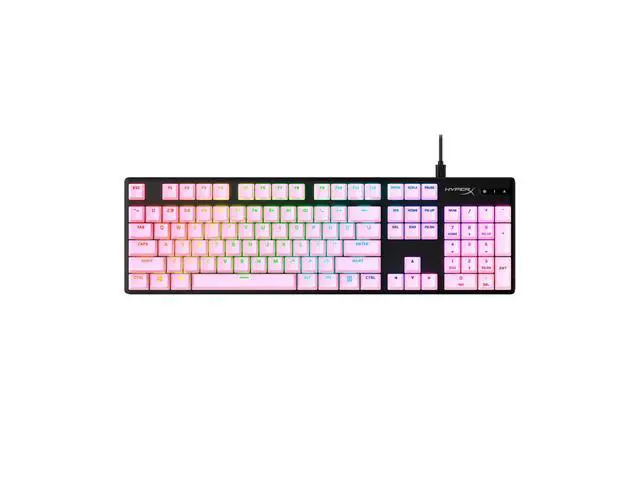 Alt view image 7 of 13 - HyperX PBT Keycaps Full Key Set Double Shot English US Layout 104 Keys Pink