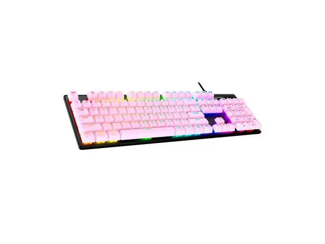 Alt view image 10 of 13 - HyperX PBT Keycaps Full Key Set Double Shot English US Layout 104 Keys Pink