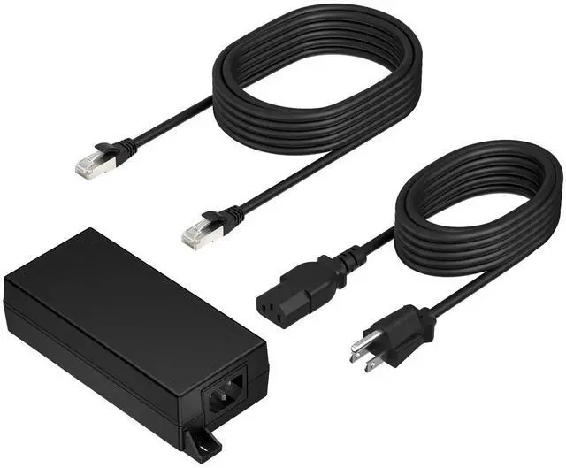 Alt view image 4 of 4 - HP Poly PoE++ 65W 2.5G Adapter with 3.66m CAT6A Cable and Power Cord B5NH6AA#ABA
