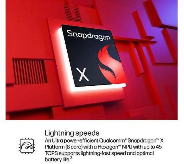 Alt view image 7 of 7 - HP ProBook Laptop Computer 14" WUXGA Snapdragon X 32 GB memory;512 GB SSD