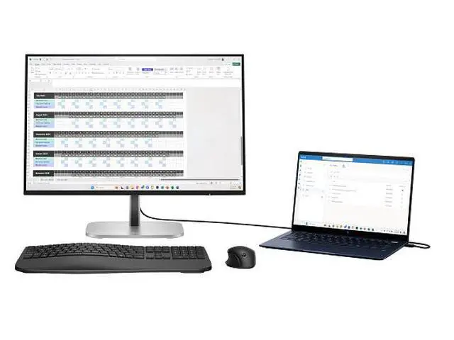 Alt view image 2 of 2 - Dual HP Series 5 Pro 24 inch WUXGA Monitor - 524pn Bundle 24" WUXGA (1920 x