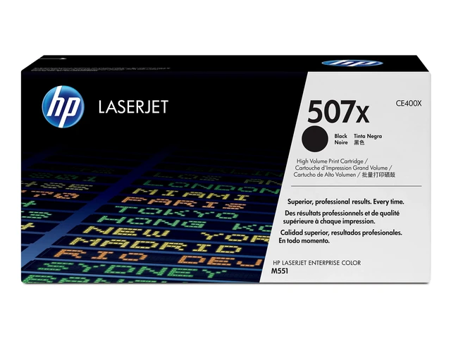 Alt view image 2 of 6 - HP 507X High Yield Black Original LaserJet Toner Cartridge, ~11,000 pages,