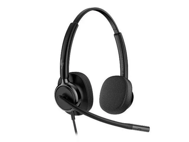 Alt view image 8 of 12 - Poly Mission 425 Binaural Wired USB Headset C01B6AAAC3