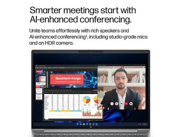 Alt view image 7 of 7 - HP ProBook Laptop Computer 16" WUXGA Touch Screen AMD Ryzen AI 5 32 GB