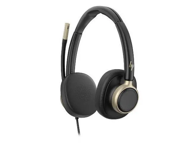 Alt view image 2 of 7 - HP Poly Mission 820 Stereo USB Wired Headset