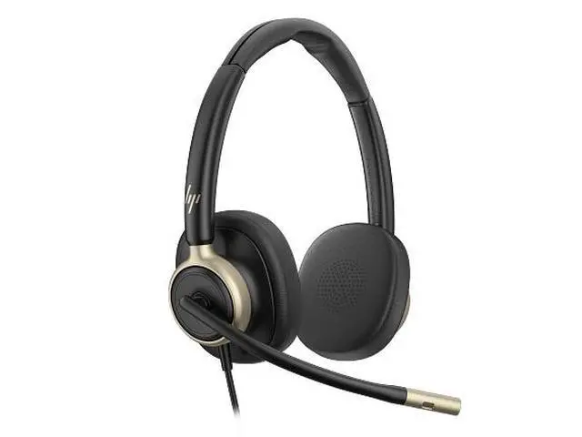 Alt view image 3 of 7 - HP Poly Mission 820 Stereo USB Wired Headset