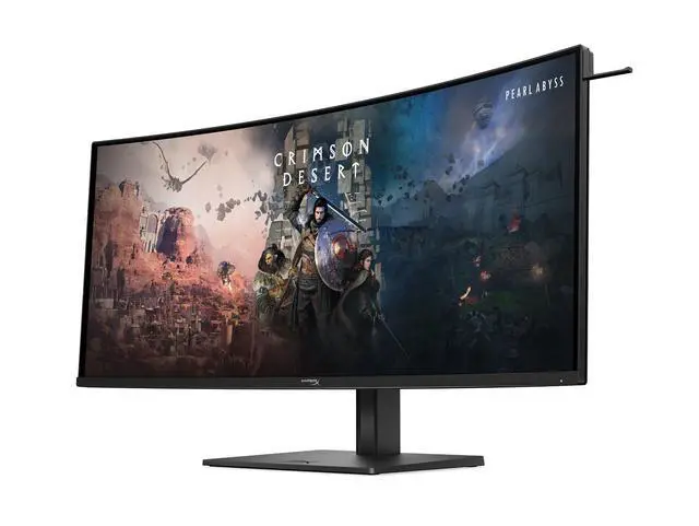 Alt view image 2 of 5 - HyperX OMEN OLED 34 inch WQHD 360Hz Gaming Monitor - OMEN OLED 34 34.92" WQHD