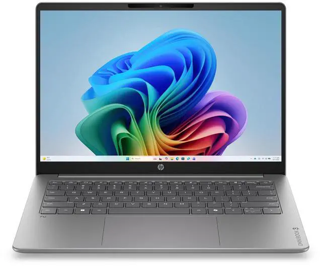 Main image of HP OmniBook 3 Laptop Computer 14" 2K Snapdragon X 8 GB memory;256 GB SSD