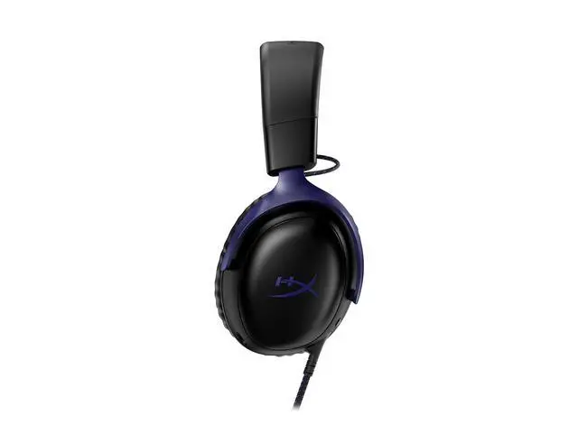 Alt view image 4 of 5 - HyperX Cloud III - Gaming Headset (Black/Blue)