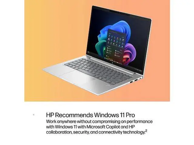 Alt view image 7 of 7 - HP ProBook Laptop Computer 14" WUXGA Snapdragon X 32 GB memory;1 TB SSD Windows