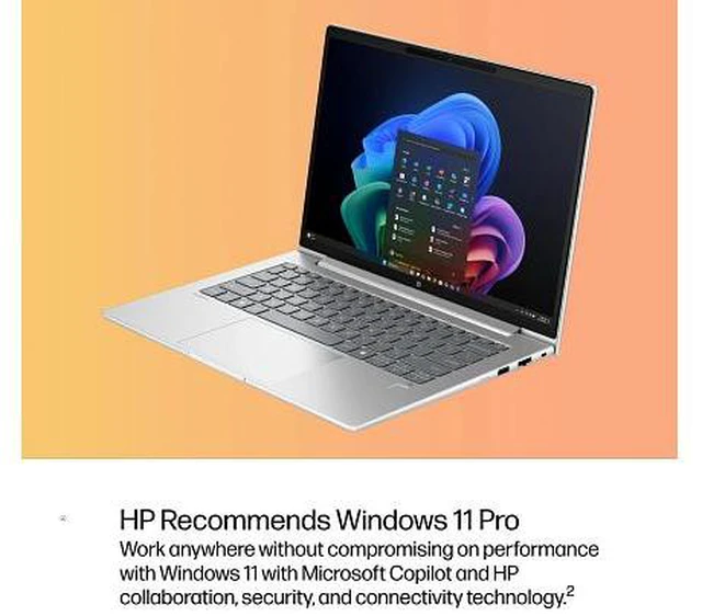 Alt view image 7 of 7 - HP ProBook Laptop Computer 14" WUXGA Snapdragon X 32 GB memory;1 TB SSD Windows