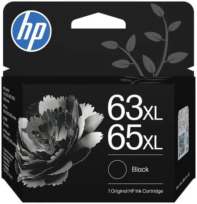Main image of HP 63/65 Tri-color/XL High Yield Black Original Ink Cartridge Combo 2 Pack, ~300