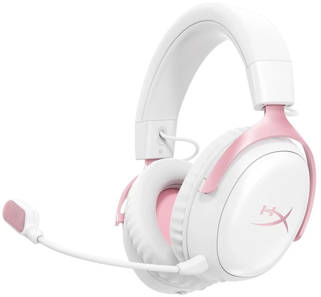 Main image of HyperX Cloud III S - Wireless Gaming Headset (White/Pink)