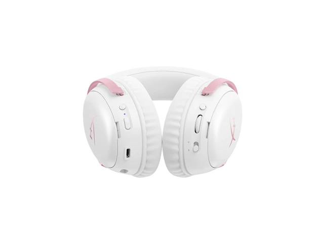 Alt view image 5 of 7 - HyperX Cloud III S - Wireless Gaming Headset (White/Pink)