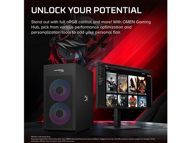 Alt view image 7 of 7 - HyperX HyperX OMEN Desktop Intel Core Ultra 7, 32 GB;2 TB SSD Windows 11 Home