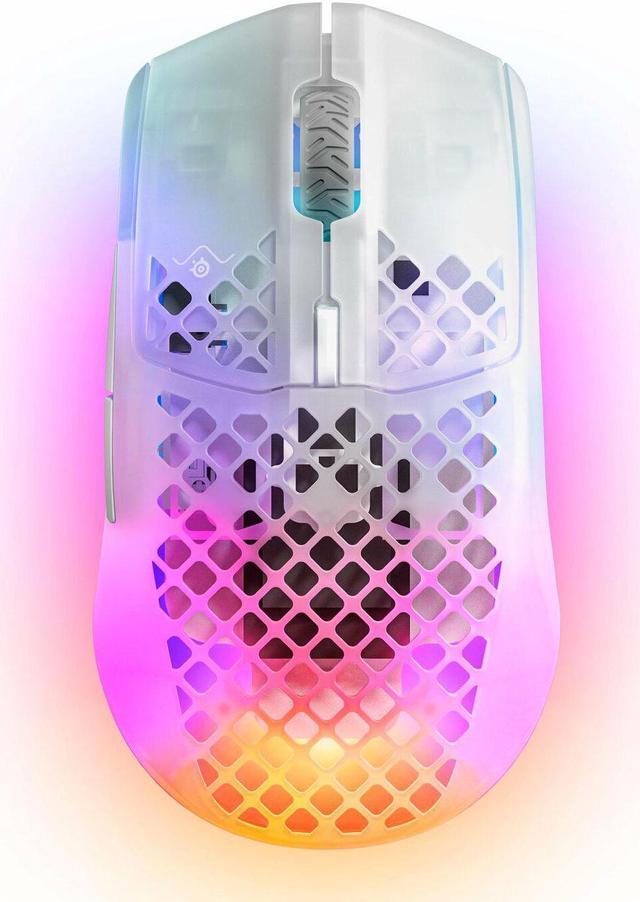 Alt view image 8 of 11 - Steelseries Aerox 3 Wireless - Super Light Gaming Mouse - 18,000 Cpi Move Air Optical Sensor - Ultra-Lightweight Water Resistant Design - 200 Hour Battery Life - Ghost