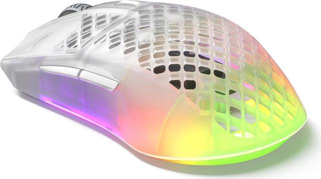 Alt view image 9 of 11 - Steelseries Aerox 3 Wireless - Super Light Gaming Mouse - 18,000 Cpi Move Air Optical Sensor - Ultra-Lightweight Water Resistant Design - 200 Hour Battery Life - Ghost